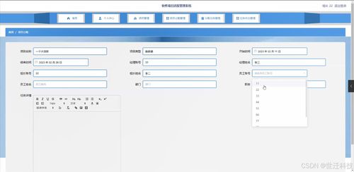 Java計算機畢業設計項目 軟件開發項目進度管理系統的設計與實現